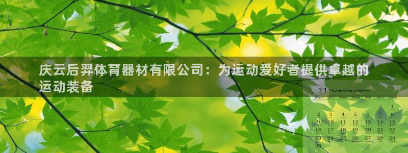 尊龙现金一下S选来就送38：庆云后羿体育器材有限公司