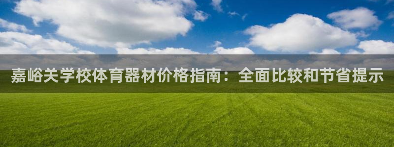 尊龙凯时 - 人生就是搏有假吗：嘉峪关学校体育器材价