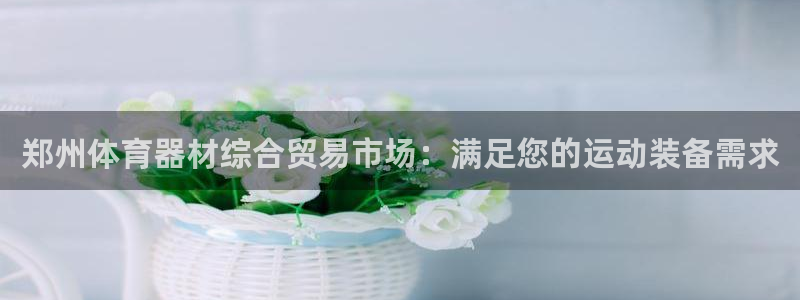 尊龙人生就是博网站下载：郑州体育器材综合贸易市场：满