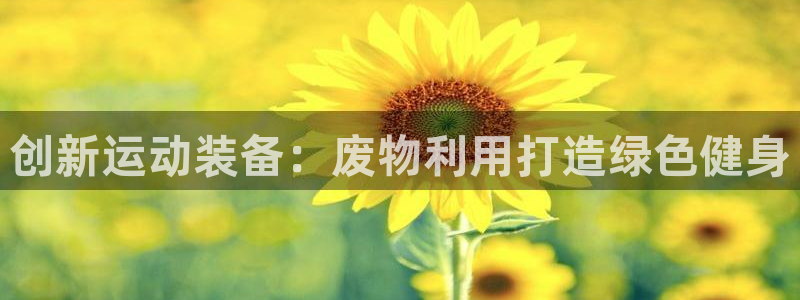 尊龙凯时 人生就是搏!：创新运动装备：废物利用打造绿