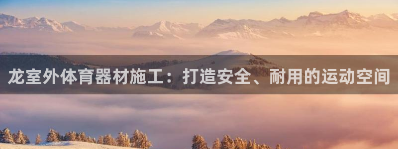 尊龙凯时提不了款：龙室外体育器材施工：打造安全、耐用