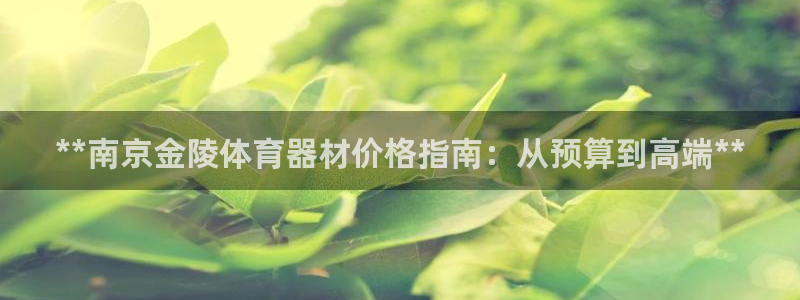 尊龙网址是选访问zd207：**南京金陵体育器材价格