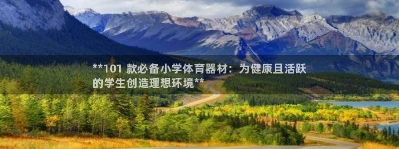 尊龙凯时代理：**101 款必备小学体育器材：为健康